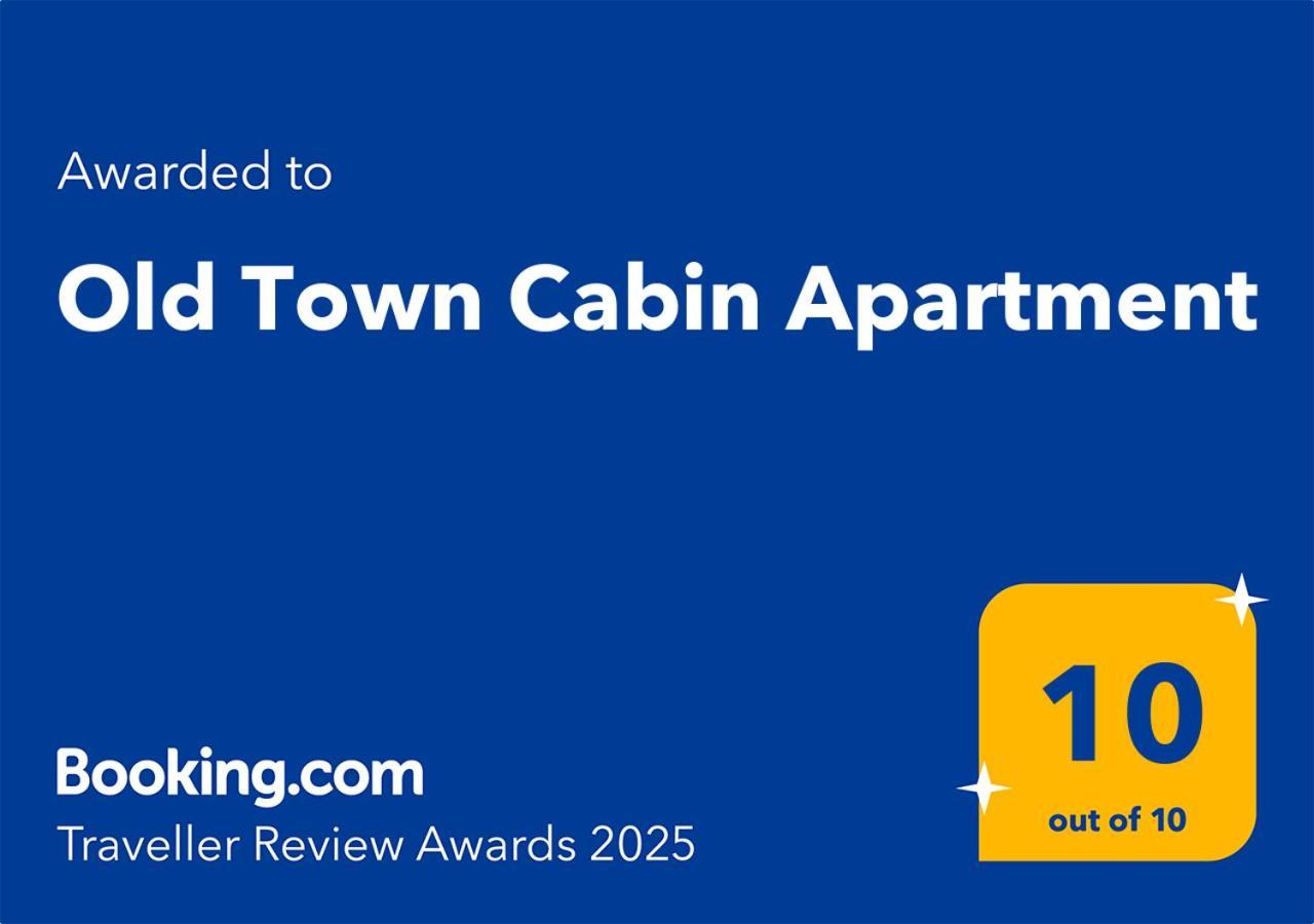 Old Town Cabin Apartment ซาเกร็บ ภายนอก รูปภาพ